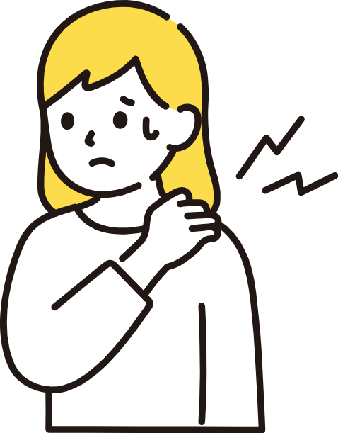 肩こり・首こりのイラスト