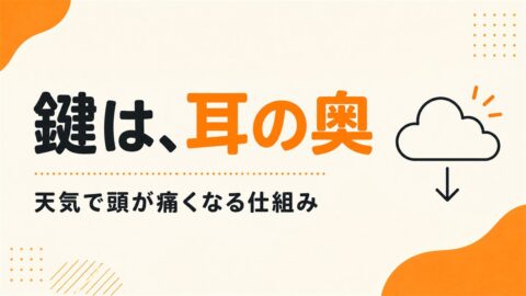天気が崩れると頭が痛くなるのはなぜか